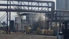 Bomberos regresaron a Albardón Bio por una posible nube tóxica y descartaron riesgo para la población