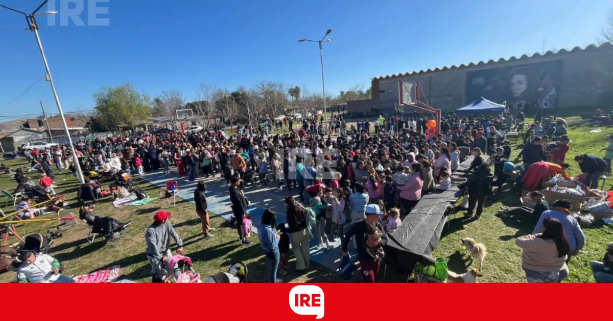 La fiesta del Día del Niño en San Lorenzo fue un éxito: Participaron cientos de chicos